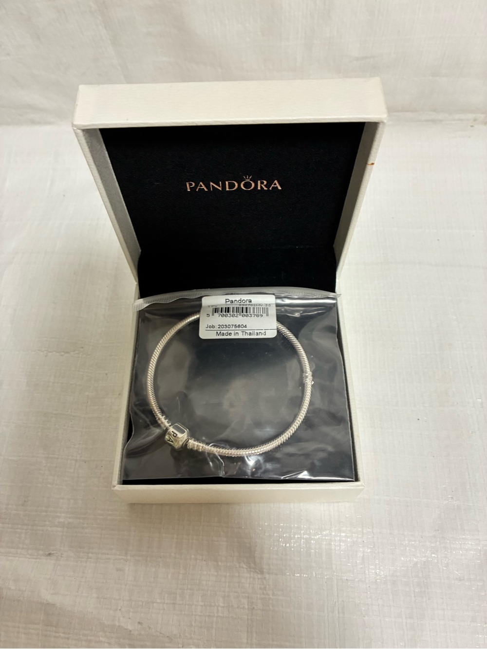 Pandora Sterling Silver Snake Chain Bracelet - Silver